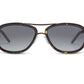 Tortoise and Copper Aviator Titanium Sunglasses